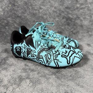 PUMA x Christian Pulisic Tacto II 13c FG  Soccer Cleats Hero Blue Puma Black